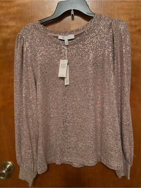 NWT Long Sleeve Knit Top